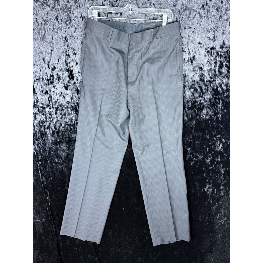 Prada‎ Milano Virgin Wool Slim Dress Pants Men's 56R Black (Inseam 33) Business